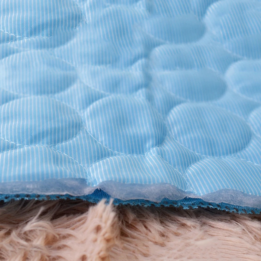 New Dog Mat Cooling Summer Pad Mat For Dogs Cat Blanket Sofa Breathable Pet Bed Summer Washable For Small Medium Large Dogs Car